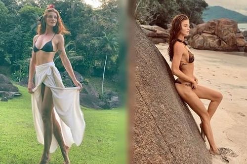 Khoảnh khắc gợi cảm hút mắt của nàng thơ tóc đỏ Cintia Dicker