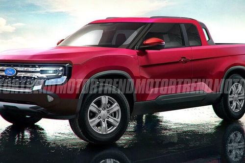Ford sắp ra mắt bán tải cỡ nhỏ, thiết kế lai giữa Ranger và Bronco