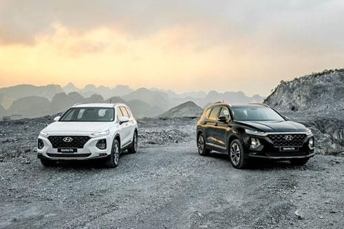 Hyundai Santa Fe giảm giá kỷ lục, 'đe nẹt' Maxda CX-8, Toyota Fortuner