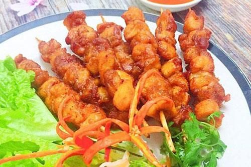 Gà xiên que chiên hấp dẫn cuối tuần