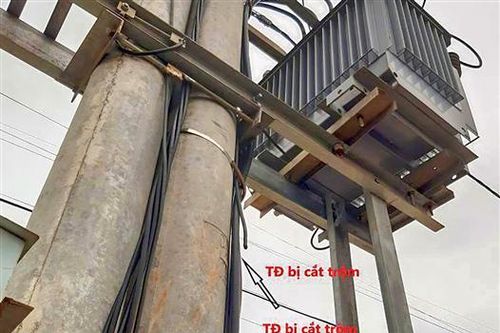 Gần 140 m dây cáp đồng của 16 trạm biến áp bị cắt trộm