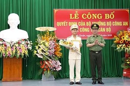 Bổ nhiệm Giám đốc Công an tỉnh Ninh Thuận