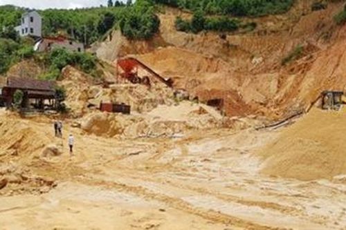 Nhiều sai phạm tại mỏ khai thác khoáng sản ở Bảo Lộc