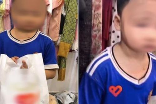 Vừa xách túi đồ ra khỏi shop quần áo, cậu bé bất ngờ bị bố vụt túi bụi, nhưng câu chuyện đằng sau mới khiến nhiều người xúc động