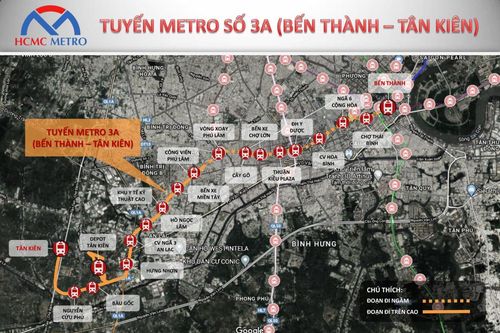 TP Hồ Chí Minh đề xuất đầu tư xây dựng tuyến đường sắt đô thị Bến Thành - Tân Kiên