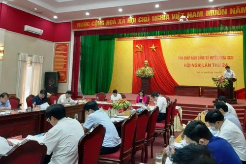 Thạch Thất: Hoàn thành đại hội chi bộ, đảng bộ trực thuộc trước ngày 15-6