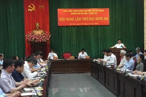 Đảng ủy Khối các cơ quan TP Hà Nội: Hoàn thành tổ chức Đại hội Đảng bộ cơ sở trước ngày 15/6/2020