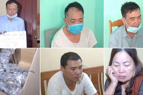 Bắt quả tang 5 đối tượng mua bán trái phép hàng trăm kg thuốc nổ