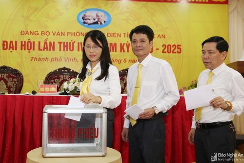 Đại hội Đảng bộ Văn phòng Bưu điện tỉnh Nghệ An nhiệm kỳ 2020 - 2025