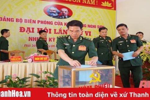 Đại hội Đảng bộ Biên phòng cửa khẩu cảng Nghi Sơn