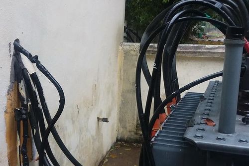 Có thể bị bỏng khi cắt trộm dây cáp biến áp