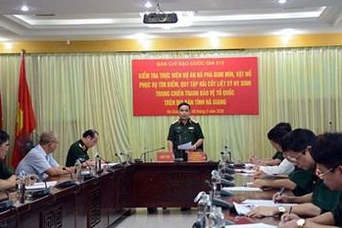 Bảo đảm thuận lợi cho công tác rà phá bom mìn và tìm kiếm, quy tập hài cốt liệt sĩ