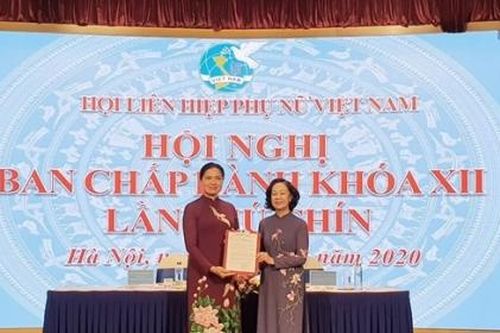 Bà Hà Thị Nga làm Chủ tịch Hội Liên hiệp Phụ nữ Việt Nam