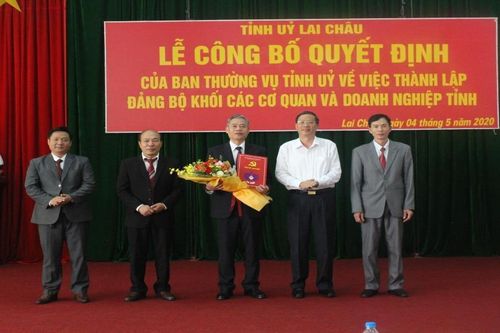 Lai Châu thành lập Đảng bộ Khối Các cơ quan và doanh nghiệp tỉnh