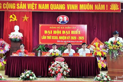 Đảng bộ xã Diễn Cát (Diễn Châu) đại hội nhiệm kỳ 2020-2025