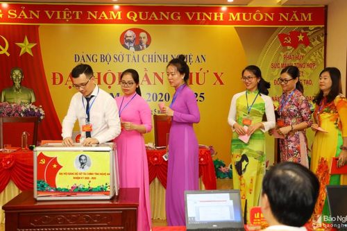 Đại hội Đảng bộ Sở Tài chính nhiệm kỳ 2020 - 2025