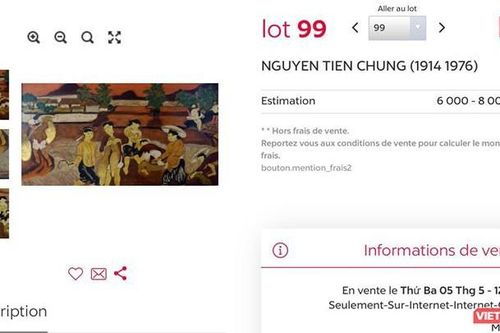 Con trai họa sĩ Nguyễn Tiến Chung khẳng định sàn đấu giá Pháp bán tranh giả