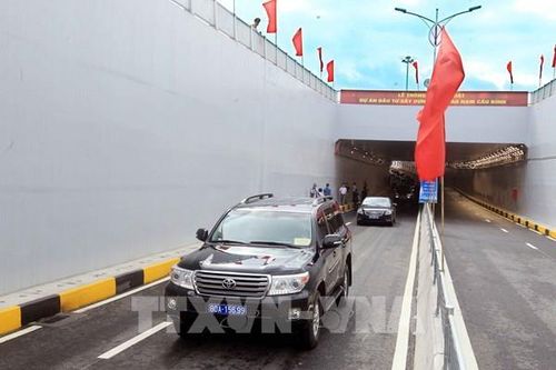 Thông xe kỹ thuật tuyến đường kết nối thành phố Hải Phòng với huyện Thủy Nguyên