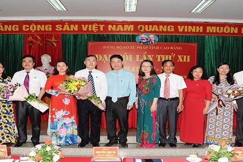 Đảng bộ Sở Tư pháp Cao Bằng tổ chức thành công Đại hội lần thứ XII nhiệm kỳ 2020-2025