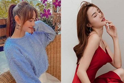 Minh Hằng khoe 'góc nghiêng nhọn hoắt' nhưng sao trông y hệt Ninh Dương Lan Ngọc?