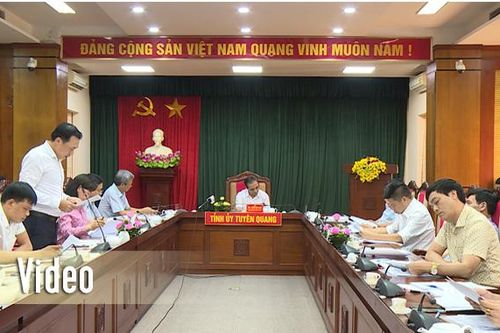 Thường trực Tỉnh ủy làm việc với Ban Quản lý các khu du lịch tỉnh