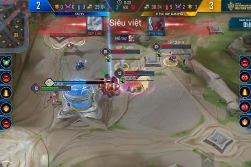 4 phút cuối trận FAP TV và HTVC IGP Gaming