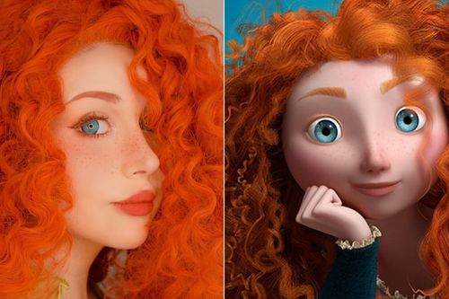 9X nổi tiếng nhờ trang điểm giống hệt công chúa Disney