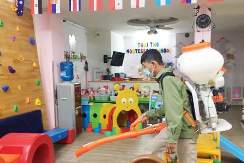 Quận Đống Đa sẵn sàng đón học sinh Mầm non, Tiểu học đi học trở lại