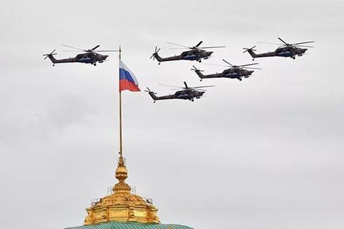 Cận cảnh lễ diễu binh trên không mừng Ngày chiến thắng ở Nga