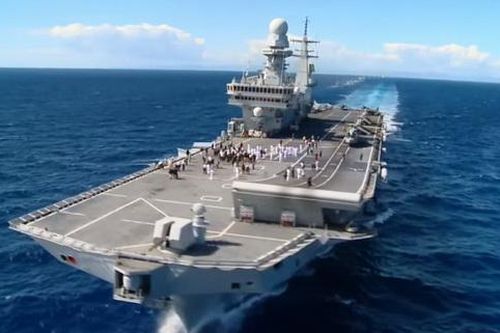 Italia hoàn thành nâng cấp tàu sân bay Cavour