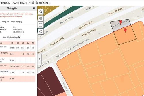 Ứng dụng 'Thông tin quy hoạch TPHCM': Thêm nhiều thông tin, dữ liệu về quy hoạch