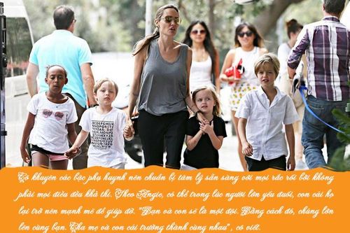 Ai cũng muốn tạo hình ảnh đẹp trong mắt con, Angelina Jolie khuyên điều ngược lại