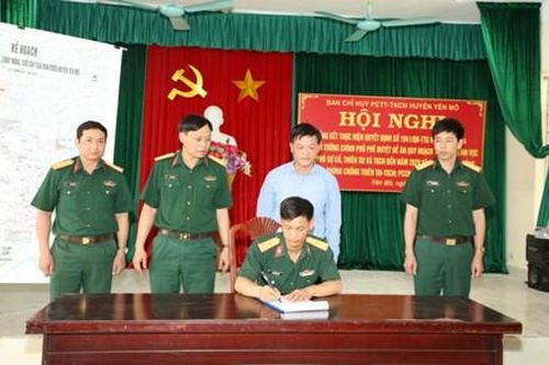Huyện Yên Mô tổng kết thực hiện Quyết định 1040/QĐ-TTg của Thủ tướng Chính phủ