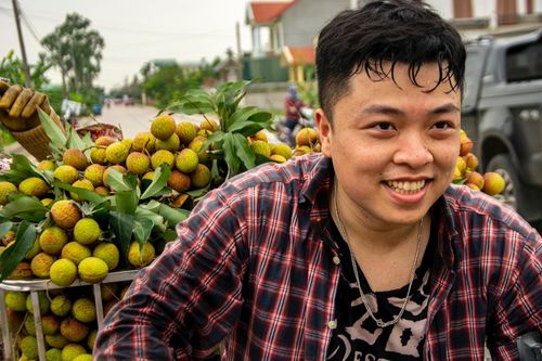 Tất bật bên trong vườn vải chín sớm
