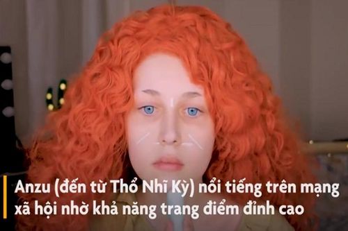 trang điểm giống hệt công chúa Disney, 9x gây bão mạng