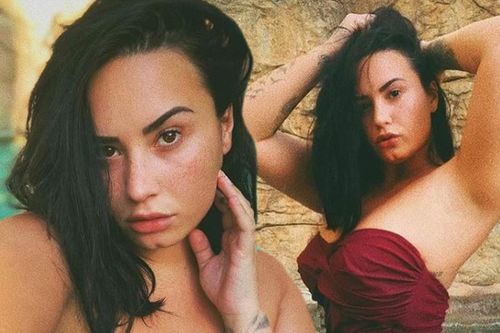 Demi Lovato diện áo bơi tôn 'vòng 1' nảy nở