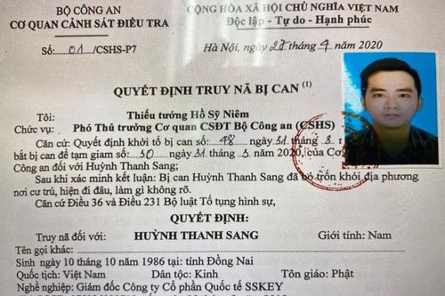 Truy nã giám đốc 8X lừa đảo chiếm đoạt tài sản