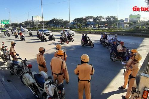 Từ 15/5, Công an TP Hồ Chí Minh tổng kiểm soát phương tiện giao thông cơ giới đường bộ
