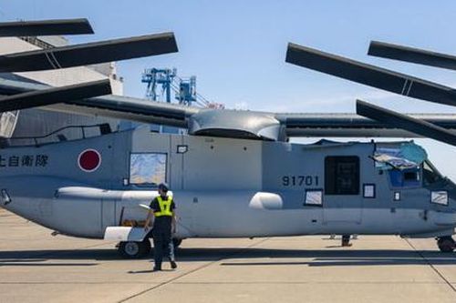 Hai máy bay MV-22B Osprey đầu tiên của JGSDF đã đến Nhật Bản