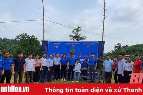 Khởi công xây dựng 'Ngôi nhà Khăn Quàng đỏ' tại huyện Thường Xuân