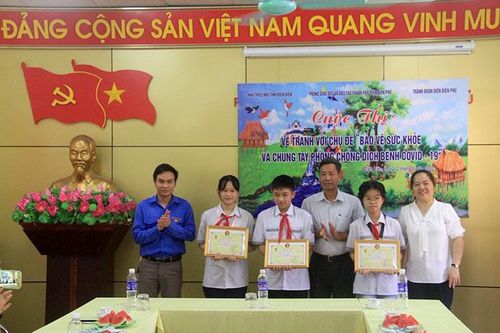 Trao 90 giải cuộc thi vẽ tranh 'Bảo vệ sức khỏe và chung tay phòng, chống dịch Covid-19'