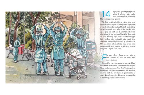 Sắp ra mắt nhật ký bằng tranh 'Con đã về nhà – ký họa cách ly Covid' của du học sinh