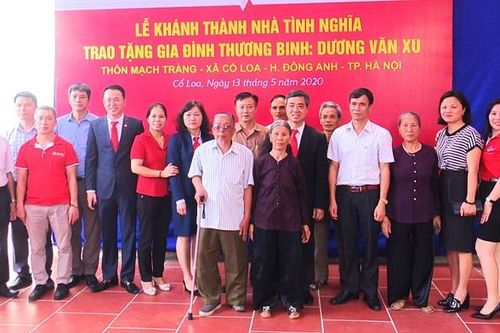 Huyện Đông Anh: Khánh thành và bàn giao nhà tình nghĩa cho thương binh