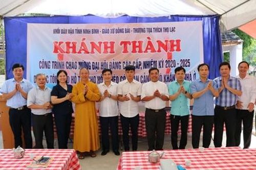 Khánh thành nhà cho giáo dân có hoàn cảnh khó khăn