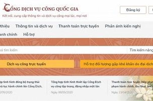 Làm thủ tục online để hưởng gói hỗ trợ do COVID-19