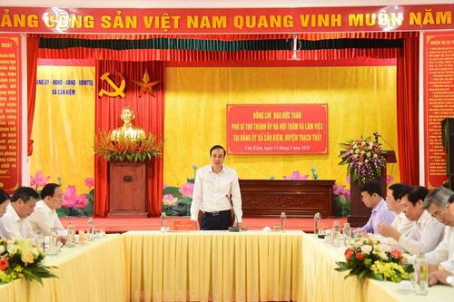 Xã Cần Kiệm gắn xây dựng nông thôn mới với thực hiện nếp sống văn minh