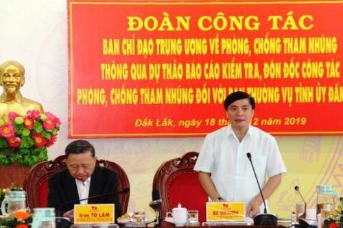 Đắk Lắk chú trọng thanh tra, kiểm tra các lĩnh vực có nhiều nguy cơ tham nhũng