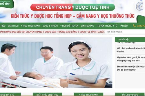 Cao đẳng Y Dược Tuệ Tĩnh Hà Nội ra mắt chuyên trang về y dược