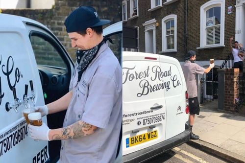 'Quán bia di động' phục vụ tận nhà gây sốt tại London
