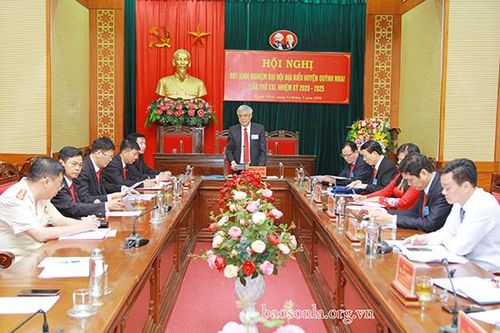 Hội nghị rút kinh nghiệm tổ chức Đại hội đại biểu Đảng bộ huyện Quỳnh Nhai lần thứ XXI, nhiệm kỳ 2020 – 2025